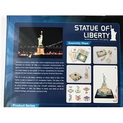 3D PUZZLE ESTATUA DE LA LIBERTAD USA 37 pcs