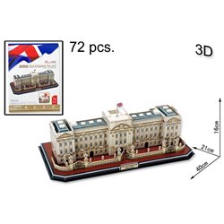 3D PUZZLE BUCKINGHAM PALACE 72 PCS