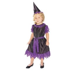 DISFRAZ BRUJA PURPURA INFANTIL