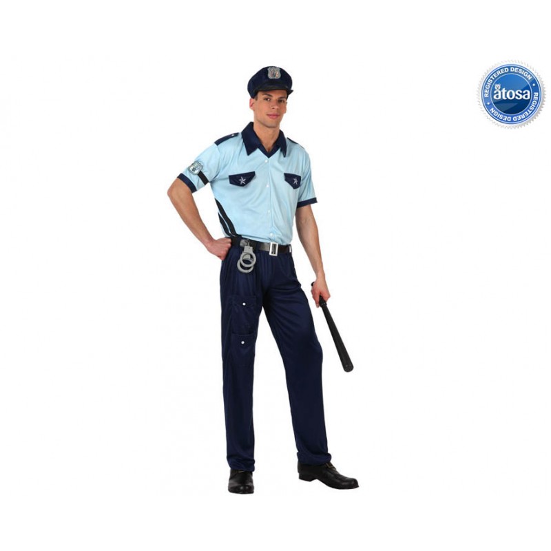 DISFRAZ HOMBRE POLIC�A T-2