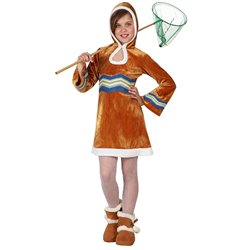 DISFRAZ DE ESQUIMAL NI�A 3-4 A�OS