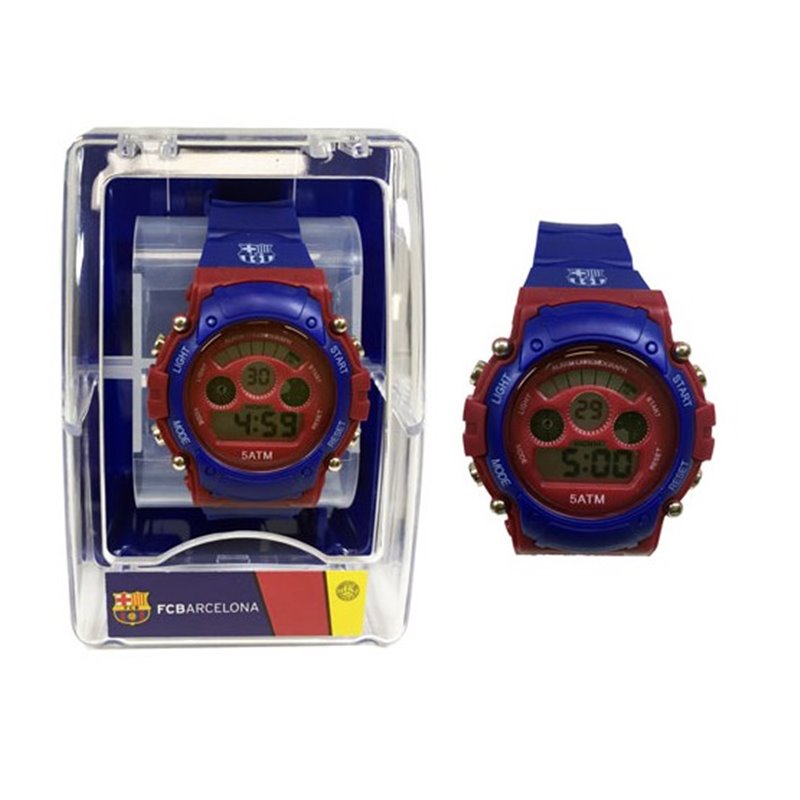 RELOJ PULSERA CADETE DIGITAL FCB