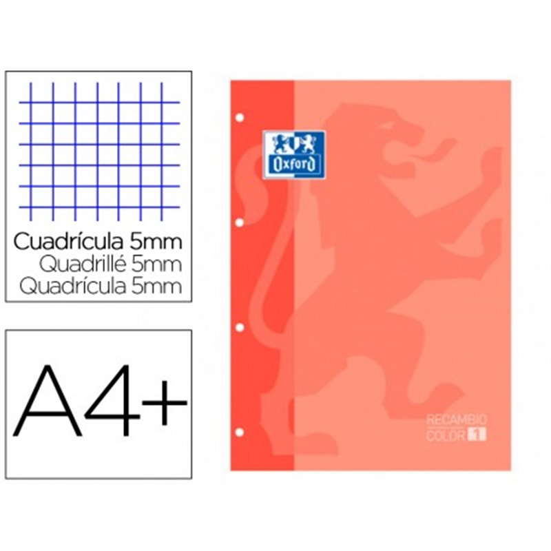 RECAMBIO CUADROS A4 80H OXFORD