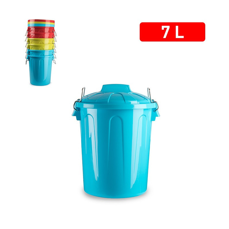 CUBO BASURA 7 L COLOR