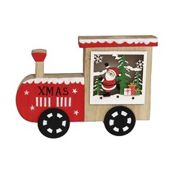 TREN TACO SANTA CLAUS 3 LUCES 20X2X14,5C