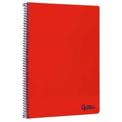 LIBRETA ESPIRAL A4 SMART TAPA BLANDA 80H 75g 4mm con MARGEN