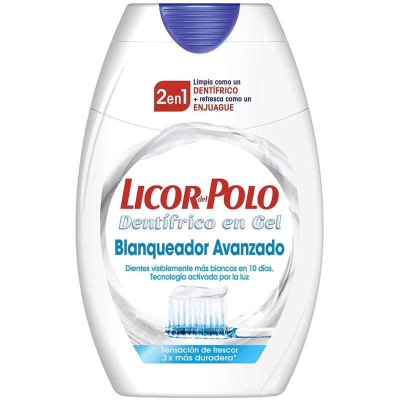 LICOR DEL POLO 2 EN 1 DENTRIFICO EN GEL BLANQUEADOR AVANZADO