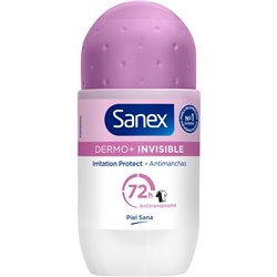SANEX DESODORANTE ROLL-ON DERMO INVISIBLE 50ML