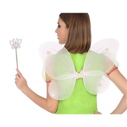 ALAS HADA 41X49CM CON VARITA BLANCO