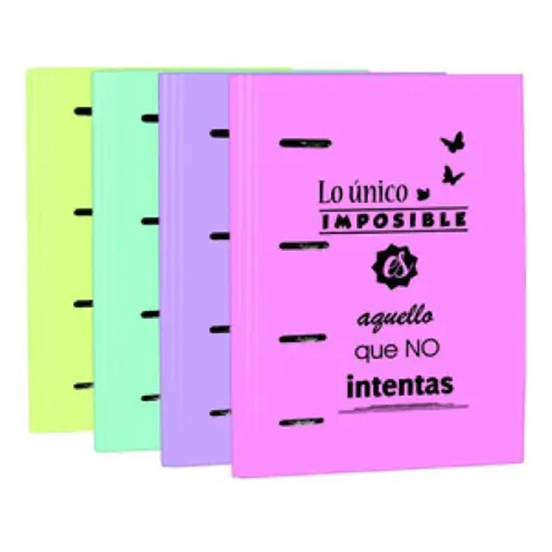 CARPEBLOC 4A A4 40MM PASTEL MARIOLA CON FRASES