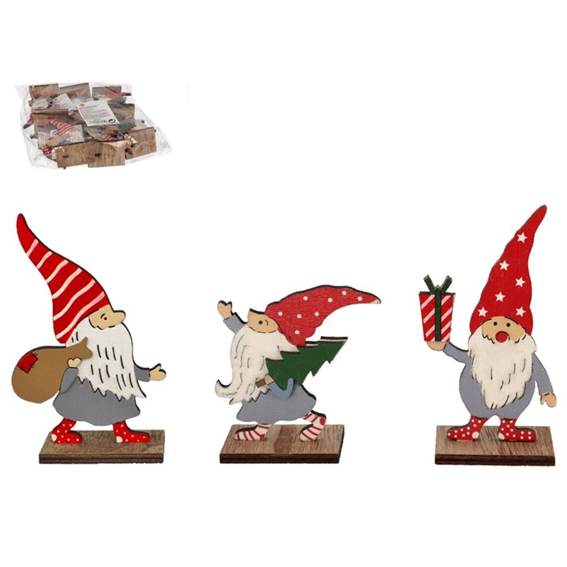 SANTA ESCENA CON BASE 3 SURT 11 CM