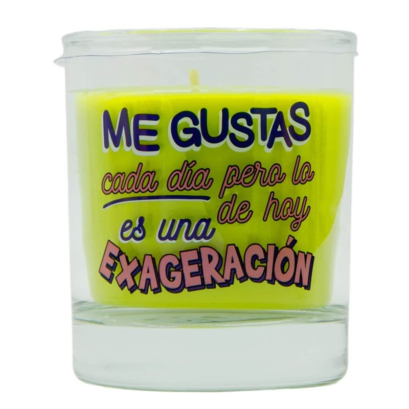 VELA VASO CON MENSAJES Y AROMA
