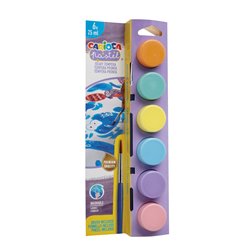 TEMPERA PASTEL x 6 CARIOCA