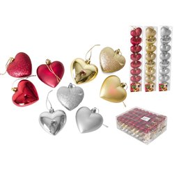 SET 8 CORAZONES 6.5CM 9 SURTIDOS