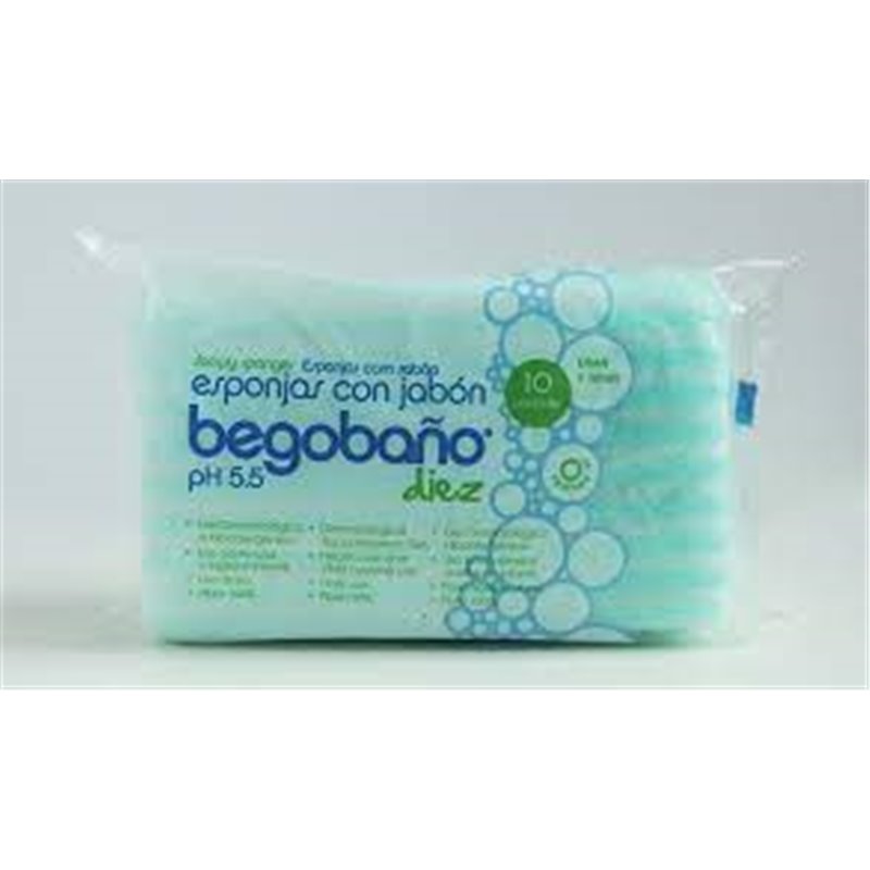 ESPONJA JAB BEGOBA�O 10 UND