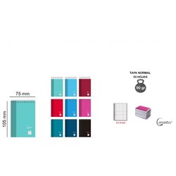 BLOCK CERVANTES 16� 75X105 50H 90GR. CUADRO 4X4