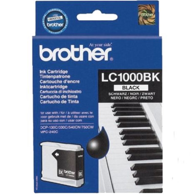 Cartucho Original BROTHER LC1000 Negro - LC1000BK [PAG-500]