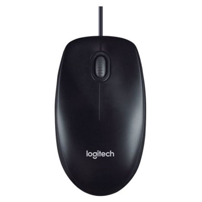 Ratón con Cable LOGITECH M90 - USB · 1000DPI · Negro