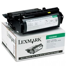 Toner Original LEXMARK 12A5840 Negro - 12A5840 [PAG-10000]