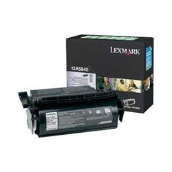 Toner Original LEXMARK 12A5845 Negro - 12A5845 [PAG-25000]