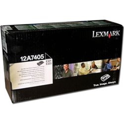 Toner Original LEXMARK 12A7405 Negro - 12A7405 [PAG-6000]