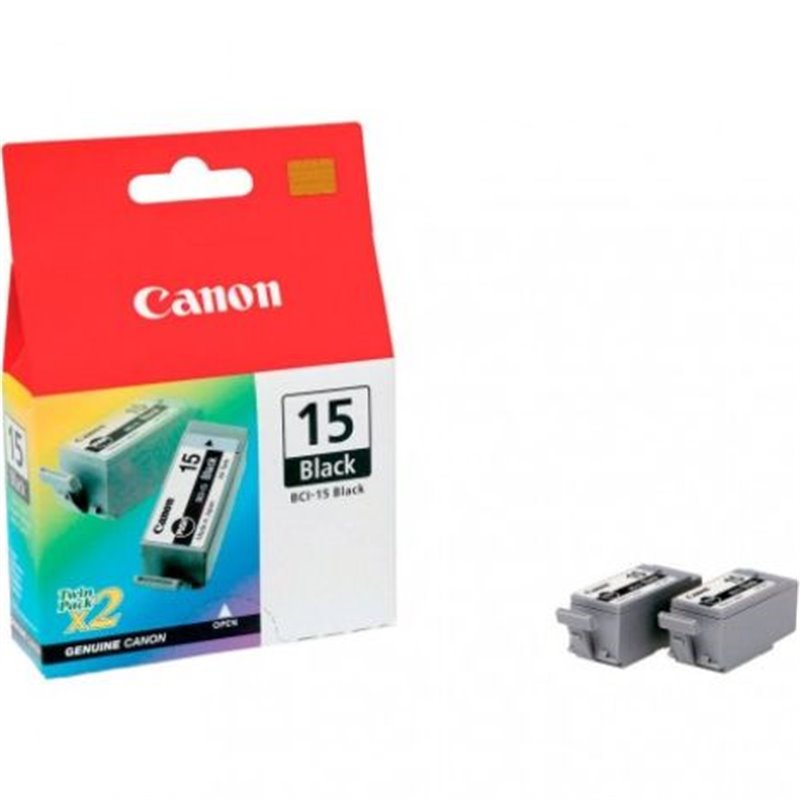 Cartucho Original CANON BCI-15 Negro - BCI15BK [ML-5.5][PAG-121]