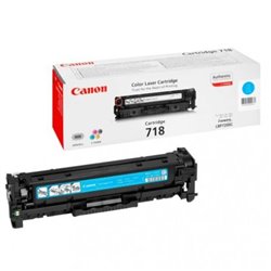 Toner Original CANON 718 Cyan - 2661B002AA [PAG-2900]