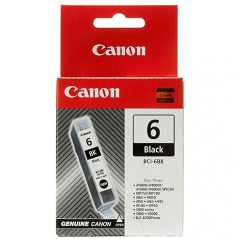 Cartucho Original CANON BCI6 Negro - BCI6BK [ML-13][PAG-280]