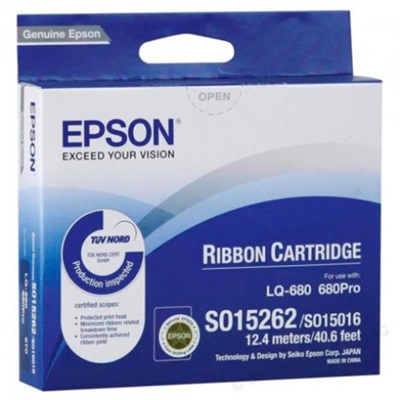 Cinta Original EPSON S015016 Negro - C13S015262