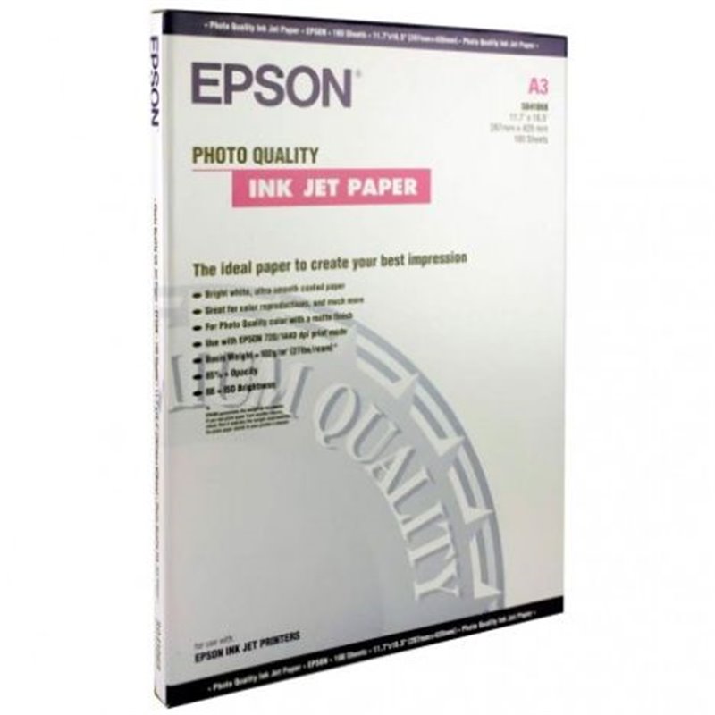 Papel Fotográfico Original EPSON A3 105 gr 100 Hojas - C13S041068