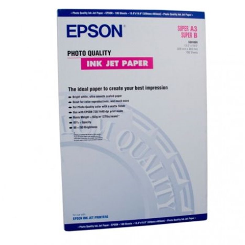 Papel Fotográfico Original EPSON  A3 Plus 105 gr 100 Hojas - C13S041069