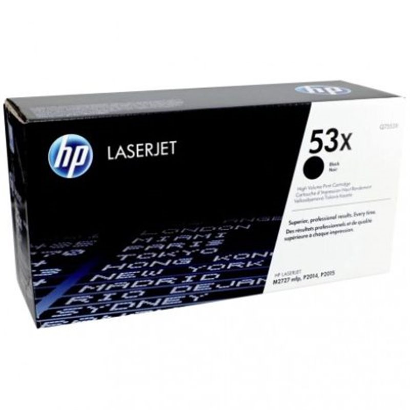 Toner Original HP 53X Negro - Q7553X [PAG-7000]