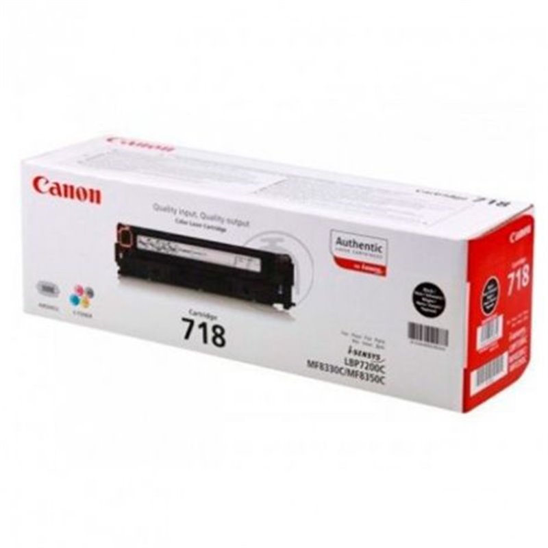 Toner Original CANON 718 Negro - 2662B002AA [PAG-3400]