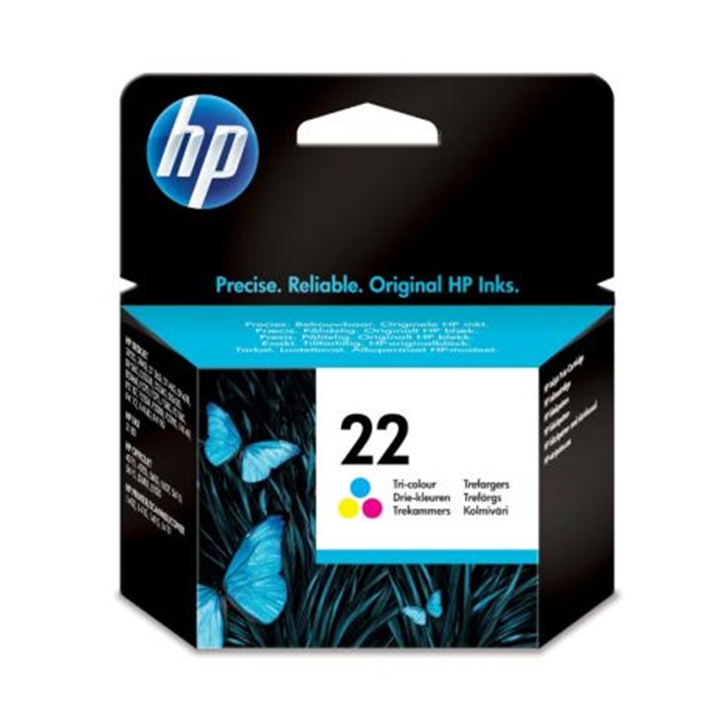 Cartucho Original HP 22 Tricolor - C9352A [ML-5][PAG-165]