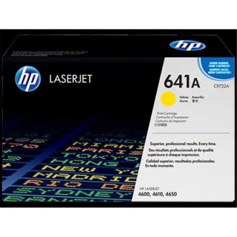 Toner Original HP 641A Amarillo - C9722A [PAG-8000]