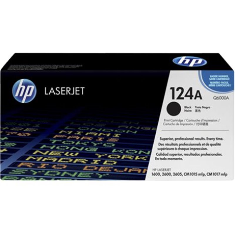 Toner Original HP 124A Negro - Q6000A [PAG-2500]