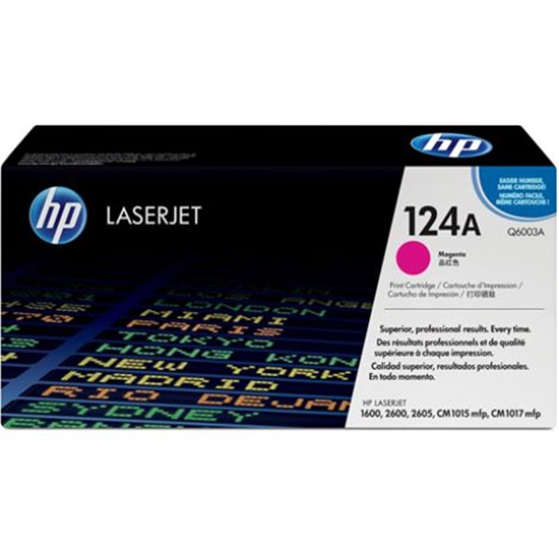 Toner Original HP 124A Magenta - Q6003A [PAG-2000]