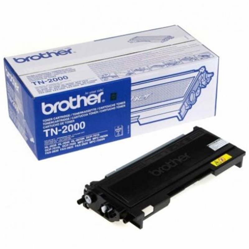 Toner Original BROTHER TN-2000 Negro - TN2000 [PAG-2500]