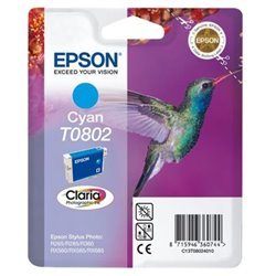 Cartucho Original EPSON T0802 Cyan - C13T080240B0 [ML-7,4][PAG-935]