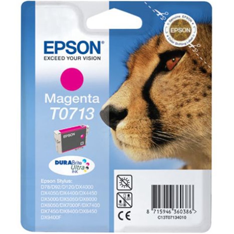 Cartucho Original EPSON T0713 Magenta - C13T071340B0 [ML-5.5][PAG-280]
