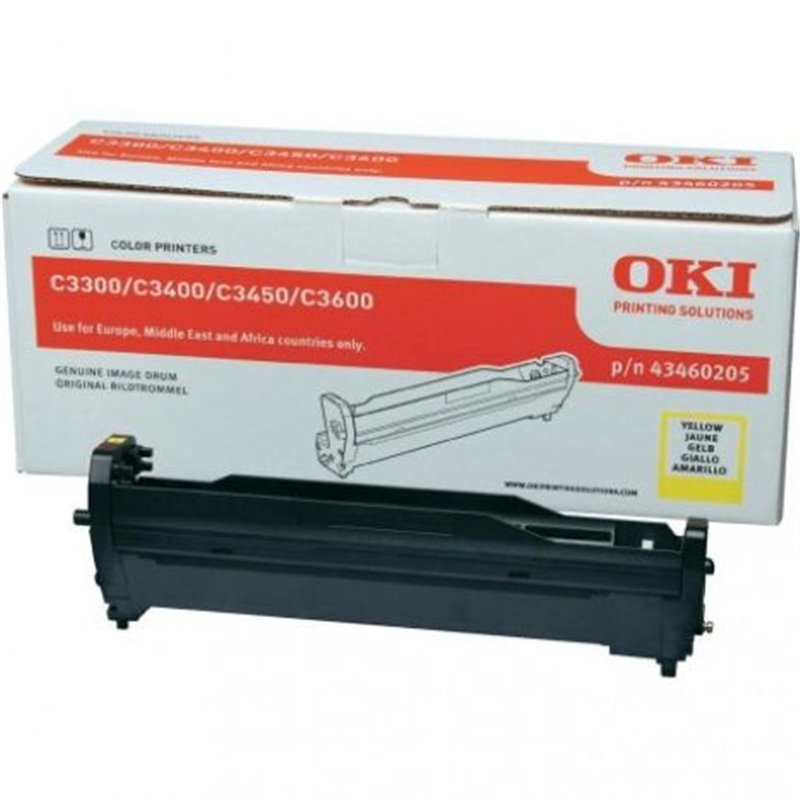 ORIGINAL OKI TAMBOR LASER AMARILLO TIPO C9 C/3300/3400/3450/3600 [PAG-15000]