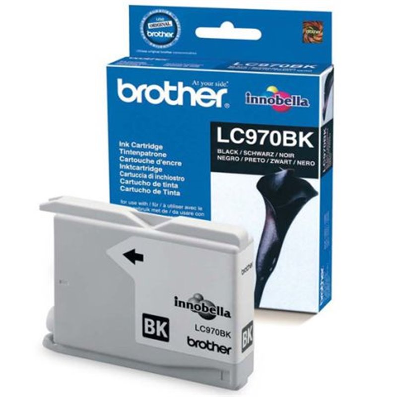Cartucho Original BROTHER LC970 Negro - LC970BK [ML-9][PAG-350]