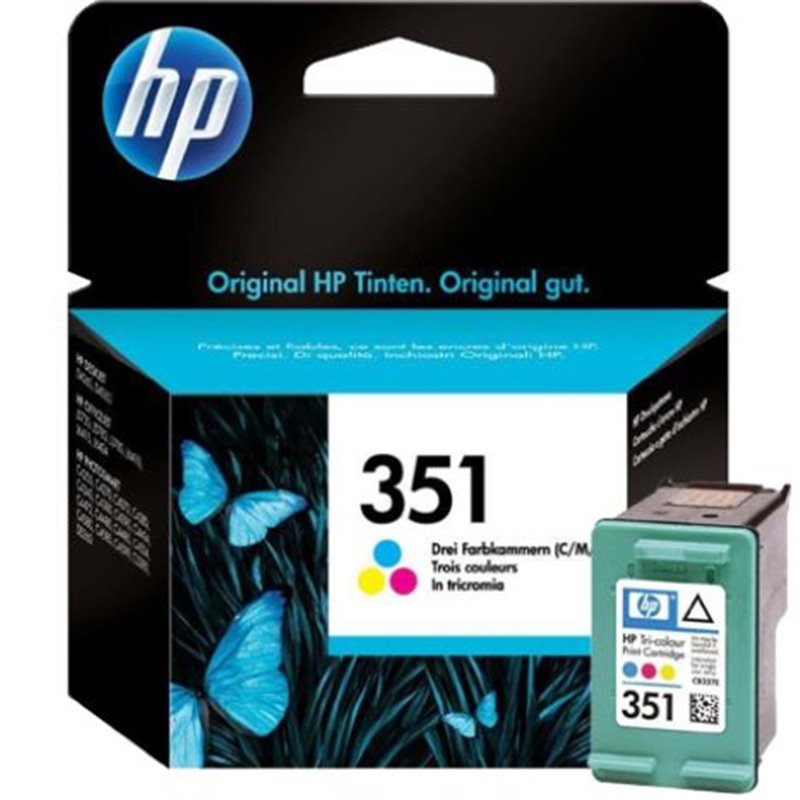 Cartucho Original HP 351 Tricolor - CB337EE [ML-3.5][PAG-170]