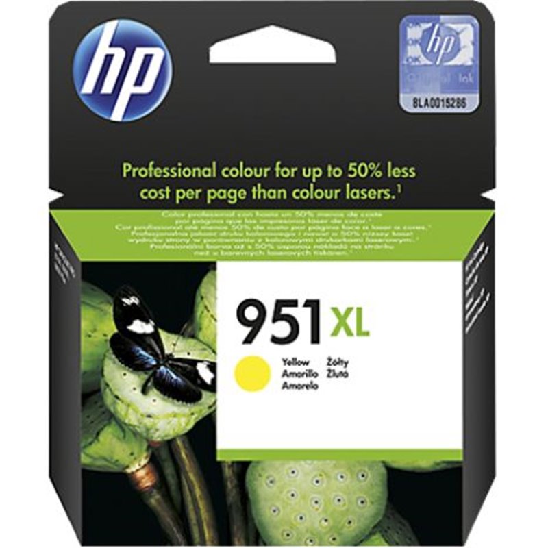 Cartucho  Original HP 951XL Amarillo - CN048AE [PAG-1500] [ML-17]