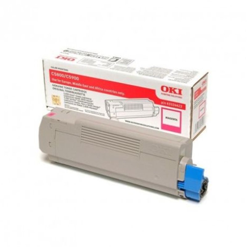 Toner Original OKI 43324423 Cyan - 43324423 [PAG-5000]