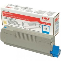 Toner Original OKI 43381907 Cyan - 43381907 [PAG-2000]