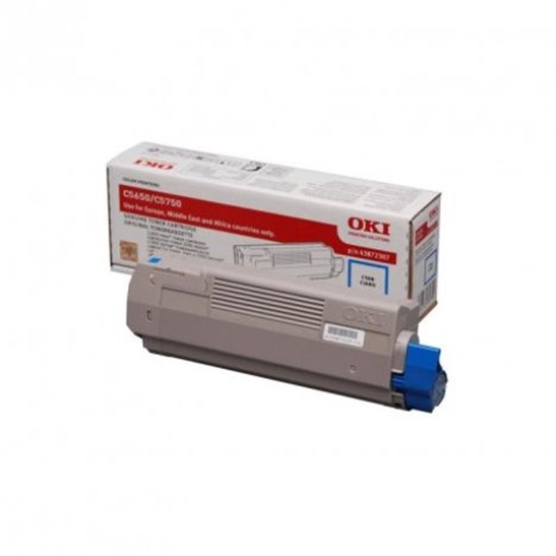 Toner Original OKI 43872307 Cyan - 43872307 [PAG-2000]