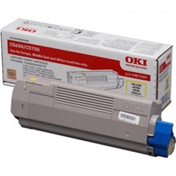 Toner Original OKI 43872305 Amarillo - 43872305 [PAG-2000]