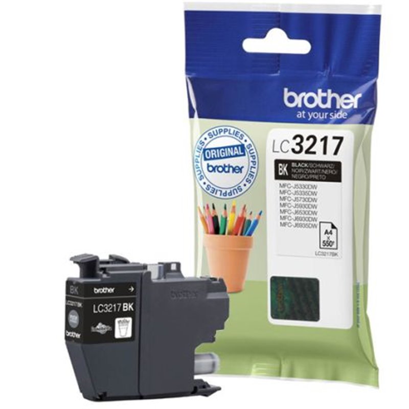 Cartucho Original BROTHER LC3217 Negro - LC3217BK [ML-15][PAG-550]