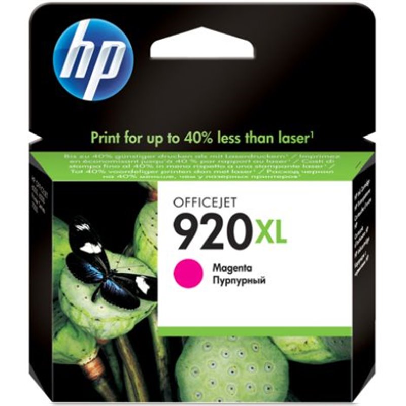Cartucho Original HP 920XL Magenta - CD973AE [ML-6][PAG-700]